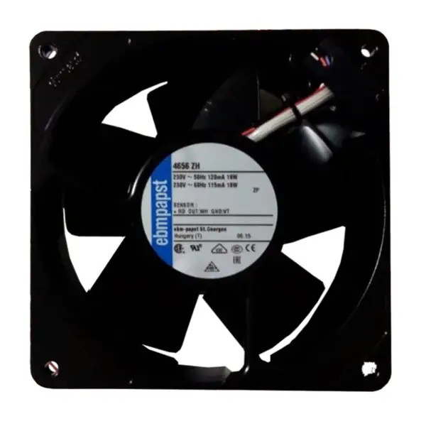 120x120x38mm 160m3/h 230 V AC 19W 2650 ot/min 4656ZH axiální chladicí ventilátor