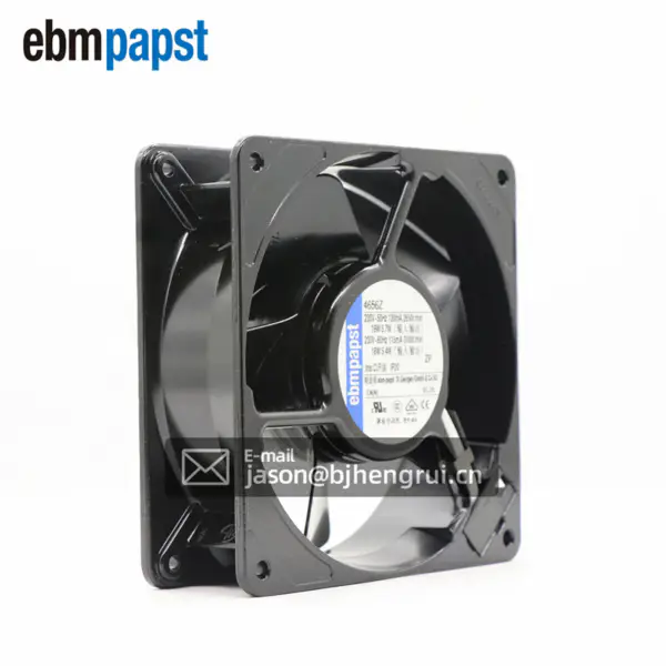 230V 120mA Celokovový ventilátor odolný vůči vysokým teplotám Ebmpapst 4656Z 12038 Axiální chlazení skříně