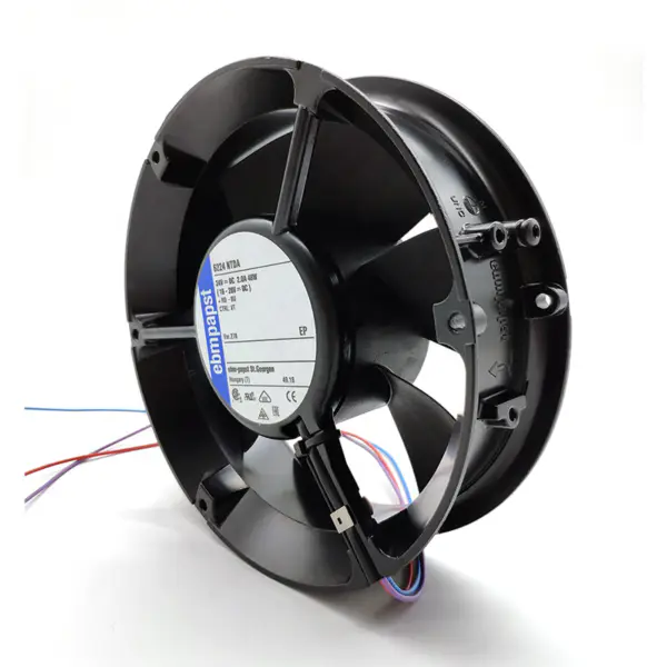 ebmpapst 48W 24V celokovový IP54 6224NTDA vodotěsný axiální ventilátor