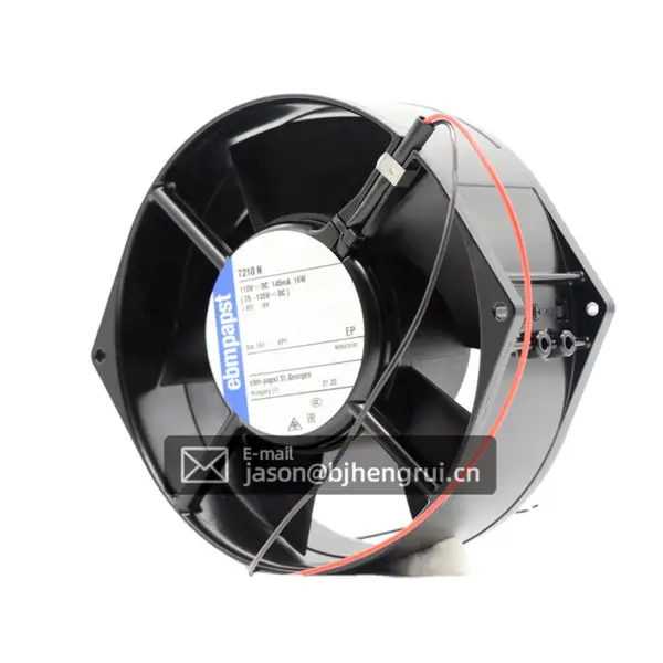 ebmpapst axiální ventilátor 7210N-181 110V AC 16W Rail Transit UPS Machine Cooling Fan