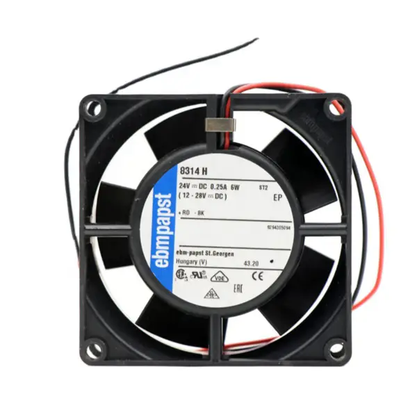 ebmpapst 8314H 80*80*32mm 24V 0,24A 8 cm ventilátor do skříně serveru