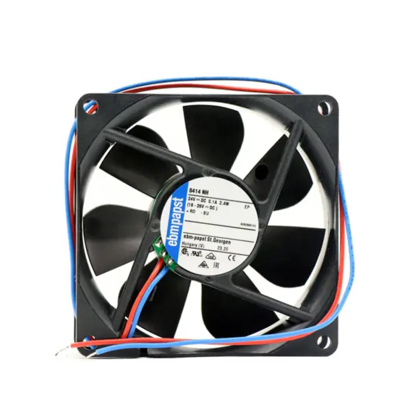Ebmpapst originální 8414 NH 100mA 2.4W 8025 DC 24V ventilátor