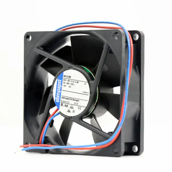 Ebmpapst originální 8414 NH 100mA 2.4W 8025 DC 24V ventilátor