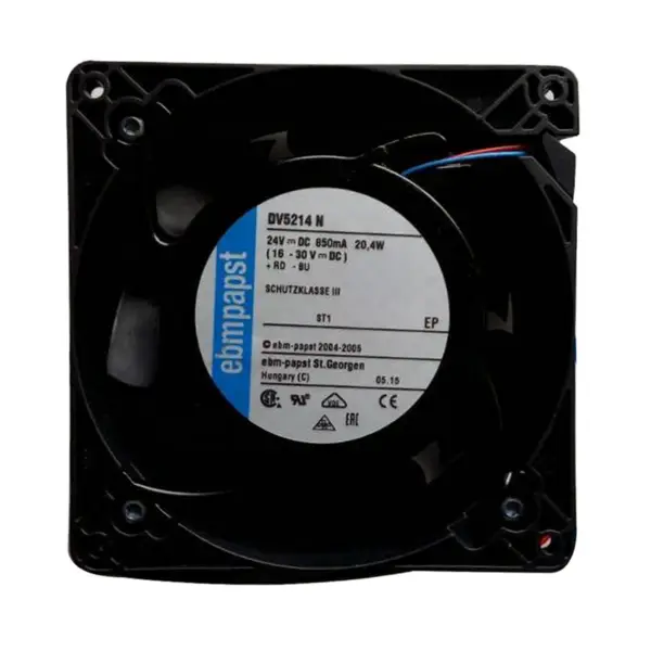 4V 23,1W/18,5W/20,4W 127*38 mm DV5214N 2 ventilátory s hliníkovým rámem chladicí skříně.