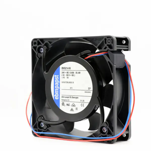 4V 23,1W/18,5W/20,4W 127*38 mm DV5214N 2 ventilátory s hliníkovým rámem chladicí skříně.