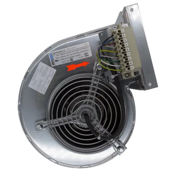 D2D160-BE02-11 ventilátor s frekvenčním měničem 700W 230V 2,2A ventilační invertorový modul Ventilátor