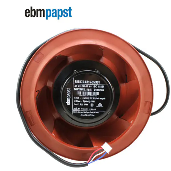 Německo EBM DC48V 0,85A 2800RPM R1G175-AB15-65 odstředivý ventilátor čističky vzduchu