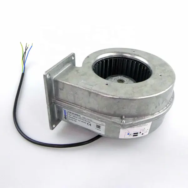ebm papst G2E120-AR38-01 230V 0.37A 83W Celokovový odstředivý ventilátor s dmychadlem turbíny