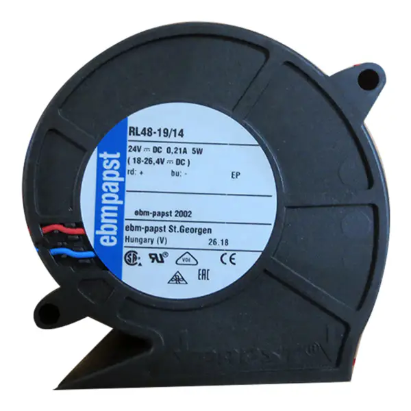 RL48-19/14 originální ebm papst 24V 0.21A 5W turbo odstředivý ventilátor RL48-18/12 RL48-19/12