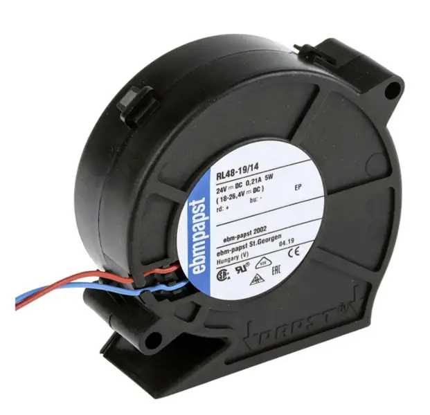 RL48-19/14 originální ebm papst 24V 0.21A 5W turbo odstředivý ventilátor RL48-18/12 RL48-19/12