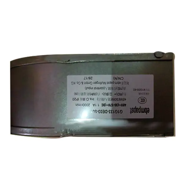 G1G133-DE03-S01 Ebm papst 48V 45W 1.1A 2000 otáček Velikost 133mm