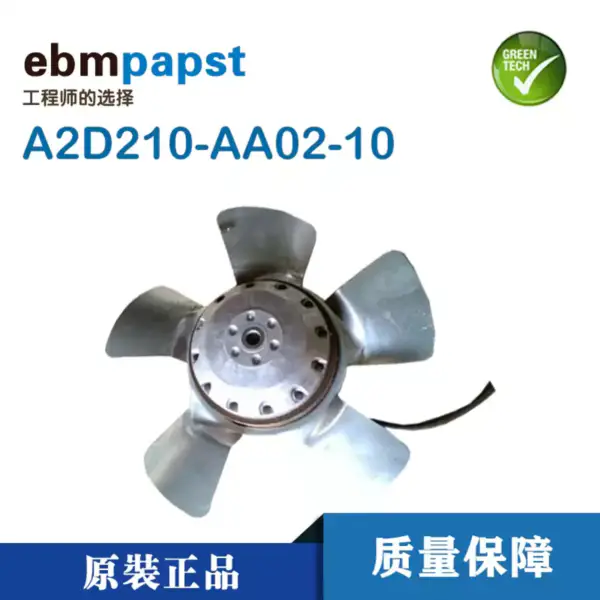 A2D210-AA02-10 210mm 400V 60W 2750 ot/min axiální ventilátor ebm-papst Ventilátor motoru