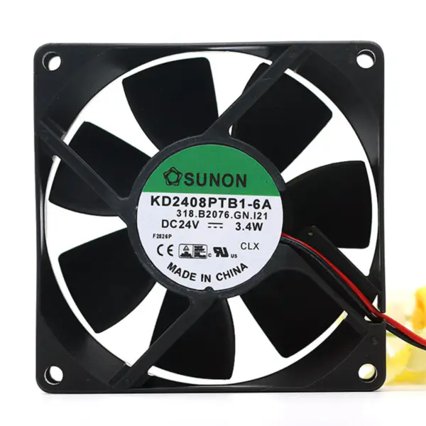 Nový chladicí ventilátor SUNON 8025 Vestavný ventilátor KD2408PTB1-6 Dvojitý kulový ventilátor 2,9W