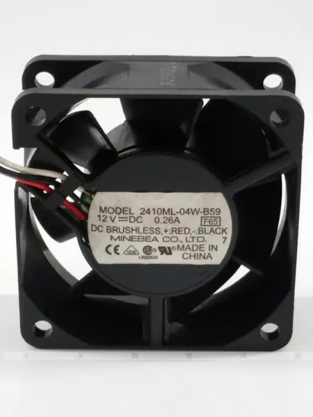 2410ML-04W-B59 12V 0,26A Original NMB-MAT 6025 Double Ball Fan 6CM