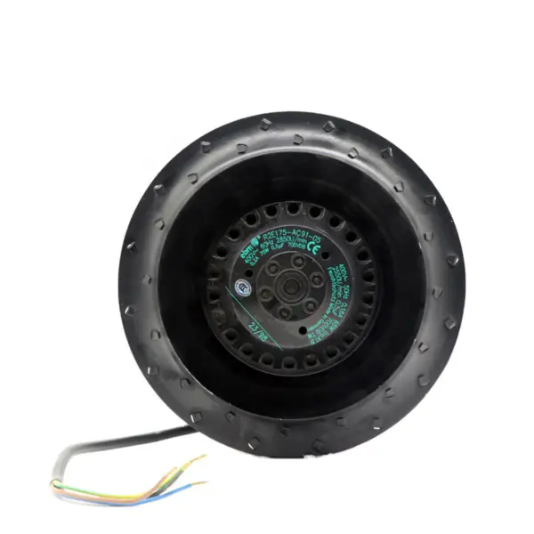 Německý ventilátor ebmpapst R2E175-AC91-05 65W 400V 0,2A turbo odstředivý ventilátor