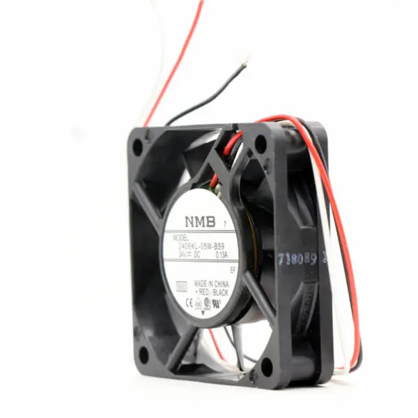 Originální NMB 2406KL-05W-B59 6015 24VDC 0.1A 60*60*15mm CNC obráběcí stroj FANUC Inverter Axiální chladicí ventilátor