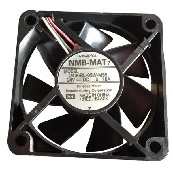 Nový originální autentický axiální ventilátor NMB 60*60*15mm 24V 0.18A 2406RL-05W-M59 invertorový chladicí ventilátor