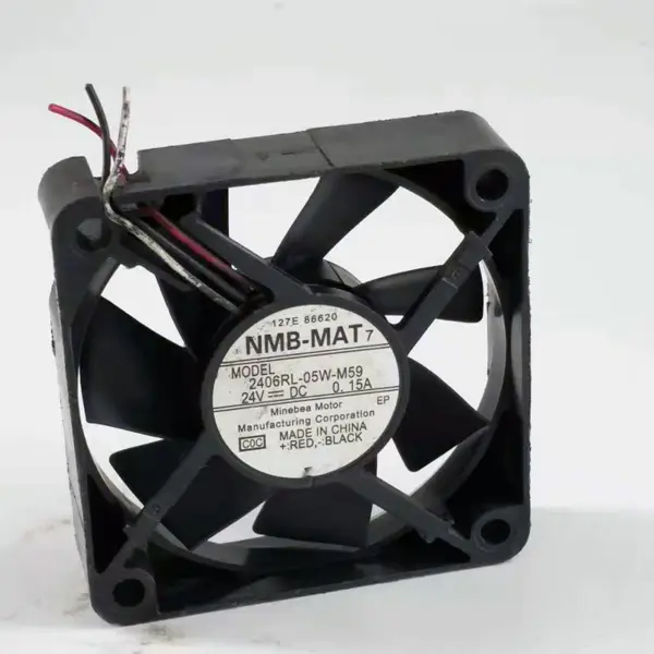 Nový originální autentický axiální ventilátor NMB 60*60*15mm 24V 0.18A 2406RL-05W-M59 invertorový chladicí ventilátor