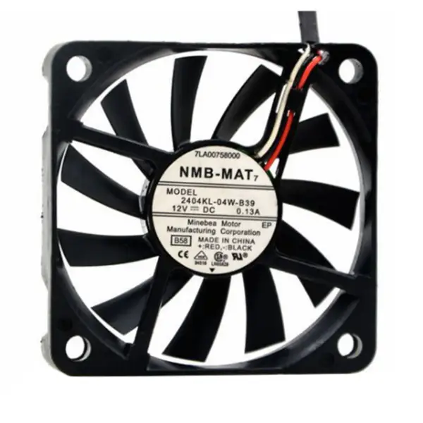 Originální NMB 12V 0.13A 6CM 6010 ultratenký tichý ventilátor 2404KL-04W-B39