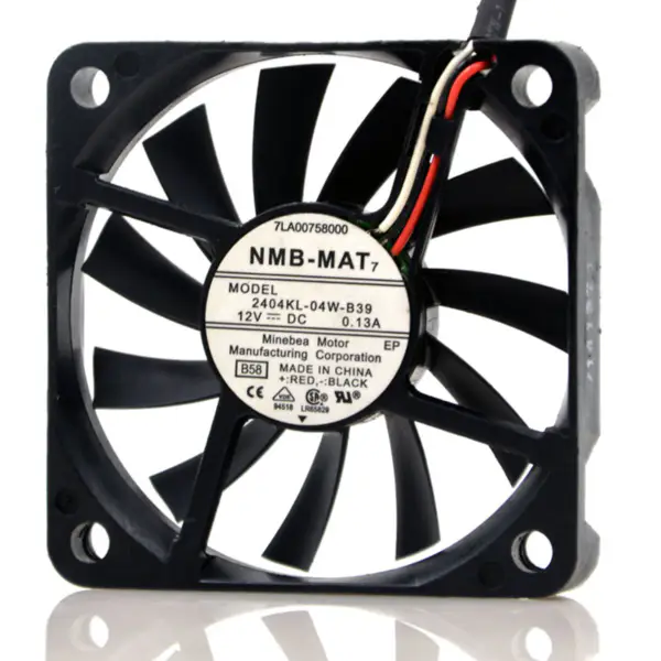 Originální NMB 12V 0.13A 6CM 6010 ultratenký tichý ventilátor 2404KL-04W-B39