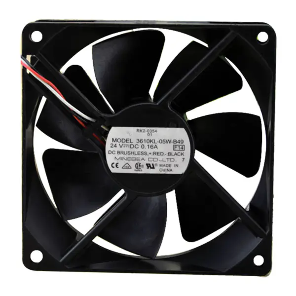 3610KL-05W-B59 -E50 3610ML-05W-B59 3610KL-05W-B49 Třívodičový 24V 0,20A originální ventilátor NMB