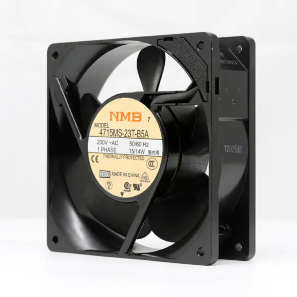 4715MS-23T-B5A NMB 120 * 120 * 38mm Karbinetový axiální ventilátor AC 230V 12CM 14W Chladicí ventilátor UPS