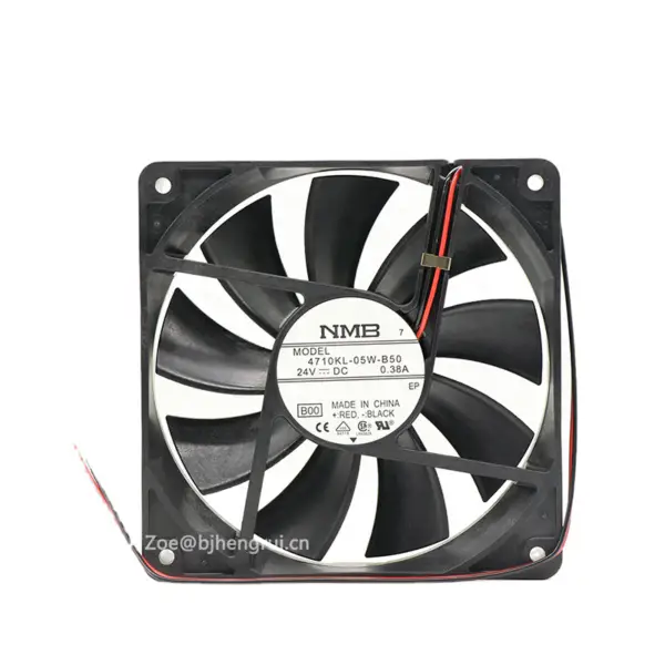 Originální NMB-MAT 4710KL-05W-B50 12025 120*120*25mm 24VDC 0.38A 9.12W 115CFM 2800RPM Invertorový elektrický chladicí ventilátor