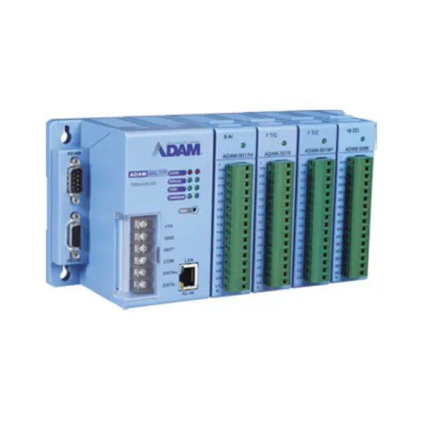 Advantech ADAM-5510KW/TCP-AE 4-slotový řadič SoftLogic s Ethernetem