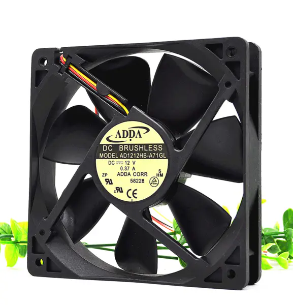 Nový originální 12025 DC12V AD1212LB-A7BGL tichý chladicí ventilátor pro počítačové šasi
