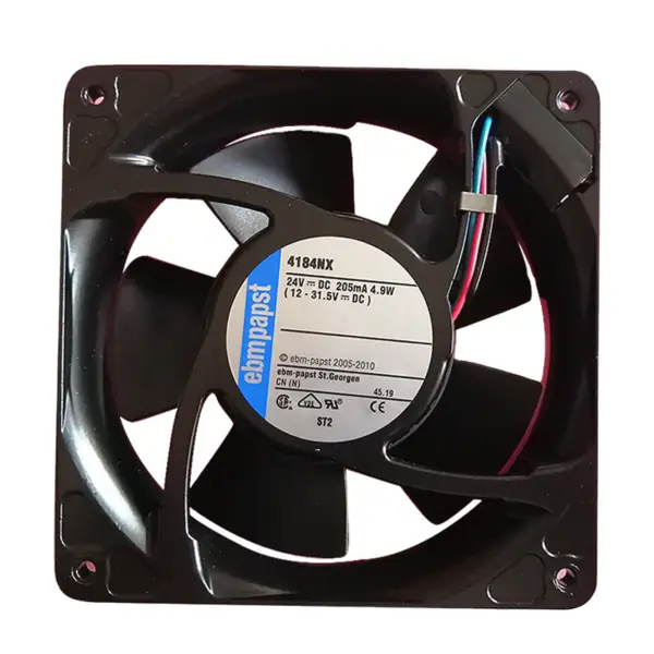 Originální nový chladicí ventilátor 120*120*38mm 24V 11W s kovovým rámem Ebmpapst 4184NH