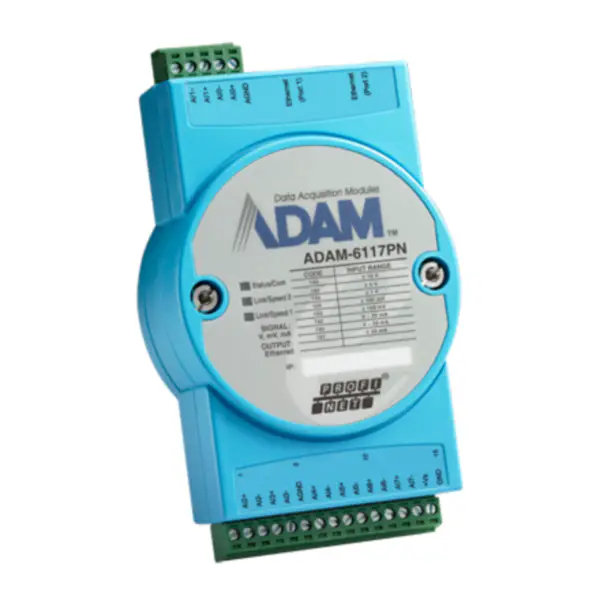 Advantech ADAM-6117PN-AE 8-ch izolovaný analogový vstupní modul PROFINET