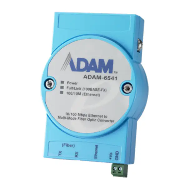 Advantech ADAM-6541-AE Převodník Ethernet na vícemódové optické vlákno typu SC