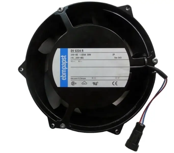 Nový originální německý ventilátor Ebm-papst DV6224R 24V 1.625A 172*172*51MM 318CFM 40W 4600 RPM Inverter Fan