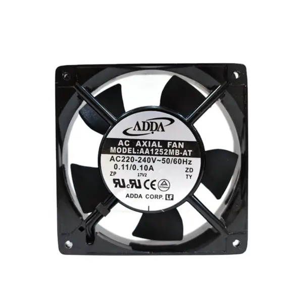 Originální nový ADDA AA1252MB-AT 220V 12CM 220V 19.4W 0.11A 83CFM axiální chladicí ventilátor