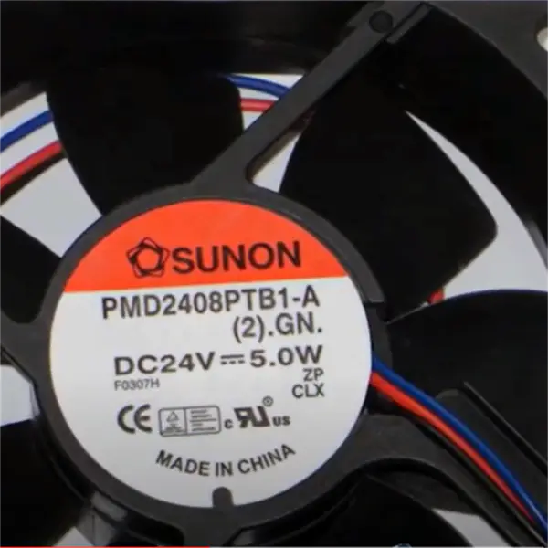 Originální nový SUNON PMD2408PTB1-A 8025 80*80*25mm 24VDC 5W 2-vodičový dvoukulový vysokoobjemový chladicí ventilátor měniče