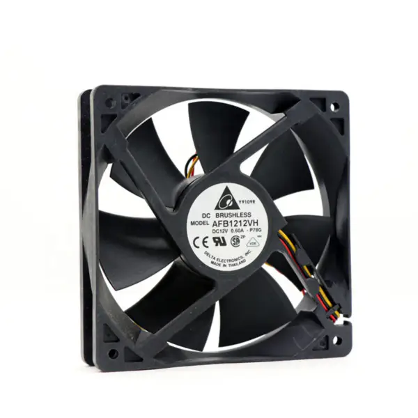 Delta 12CM 12V 0.60A AFB1212VH 12025 základní deska pwm regulace otáček vysokorychlostního ventilátoru