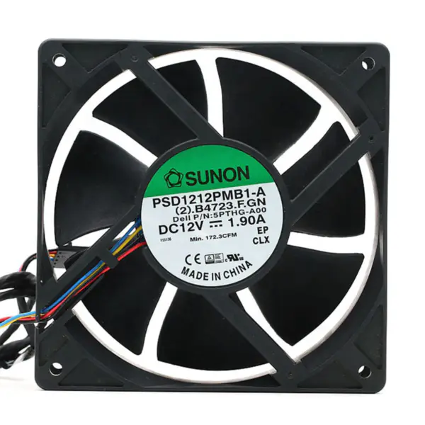 SUNON PSD1212PMB1-A 120*120*38mm 12CM 12V 1,9A Ventilátor chlazení s PWM regulací otáček