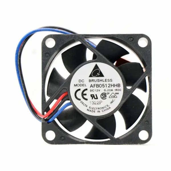 Delta 5015 chladicí ventilátor 12V 0,2A 2,4W 6400 ot/min dvojitý kulový invertorový ventilátor AFB0512HHB