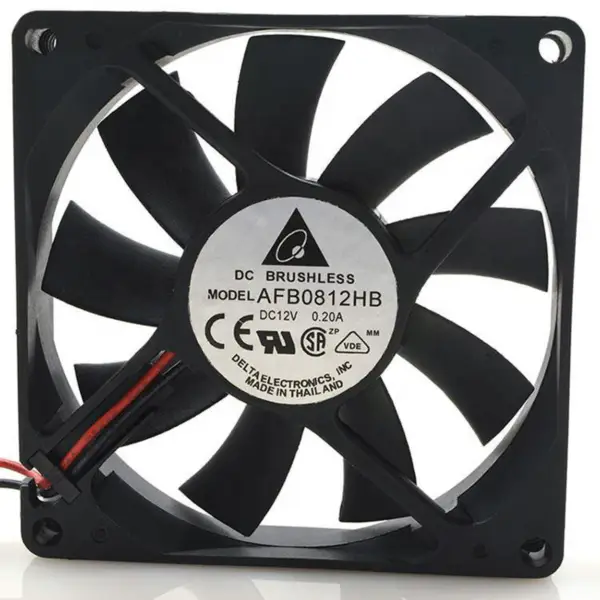 Originální ventilátor Delta 12V 0,20A AFB0812HB 80*80*15mm 8cm Double Ball Server Fan
