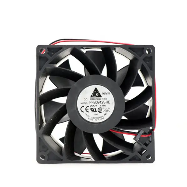 Nový serverový ventilátor Delta FFB0912SHE DC12V 2,28A s velkým objemem vzduchu
