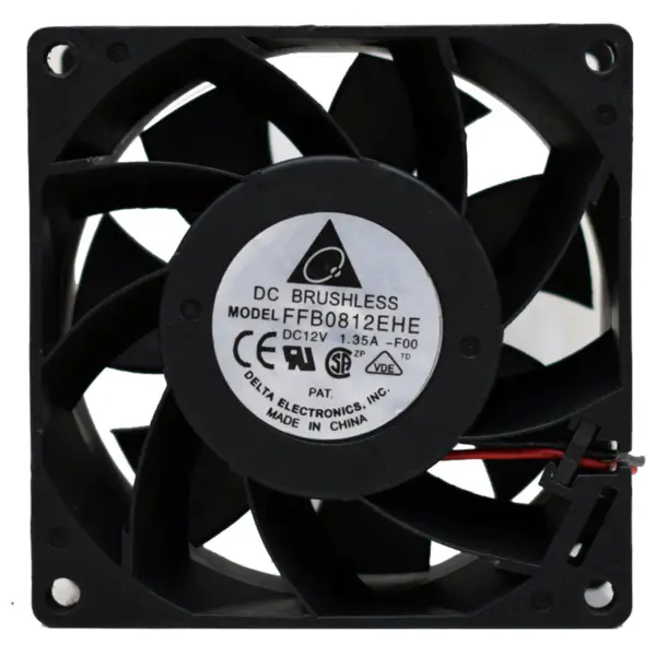 Delta 12V 1,35A FFB0812EHE 80*80*38mm Chlazení zdroje proudění vzduchu Chladicí ventilátor