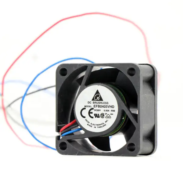 Delta EFB0405VHD 40*40*20mm 4cm 5V 0,50A třílinkový serverový invertorový ventilátor šasi