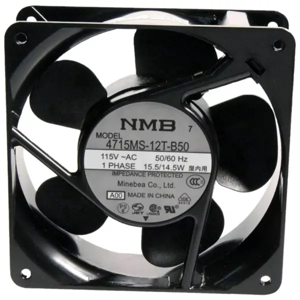 NMB 4715MS-12T-B50 12038 120*120*38mm 115V 15,5/14,5W 102CFM 2900 ot/min Axiální chladicí ventilátor 4715MS-12T-B5A