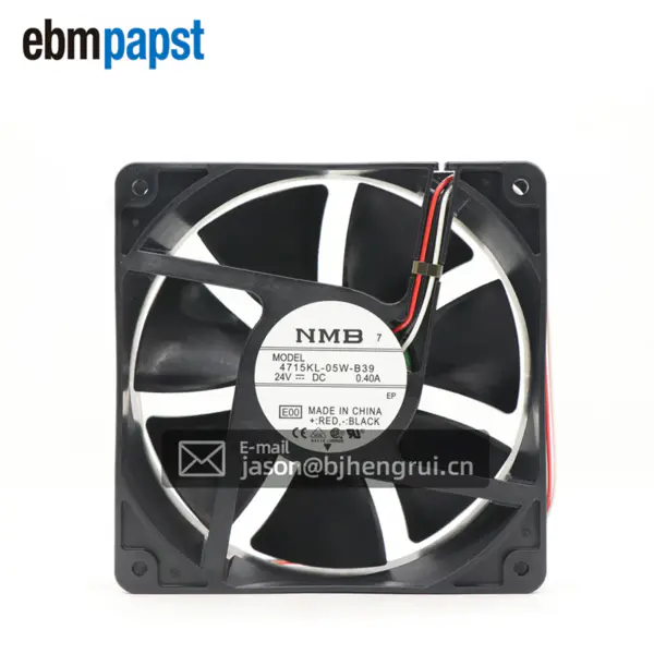 NMB 4715KL-05W-B39 Axiální ventilátor DC24V 120*120*38MM 9,6W 0,4A 2950RPM Chladicí ventilátor