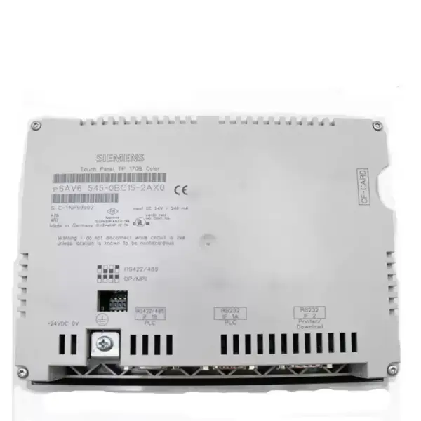 Dotykový panel Siemens Simatic LCD TP170B Display HMI 6AV6545-0BC15-2AX0 pro PLC DE Balení s tovární pečetí