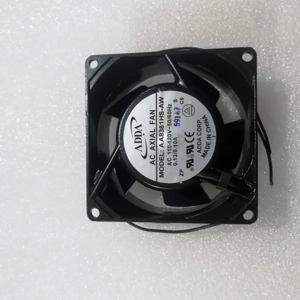 AA8381HS-AW Tchaj-wan ADDA ventilátor 8038 110V AC Nový originální chladicí ventilátor s velkým objemem vzduchu