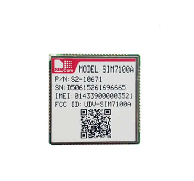 Bezdrátový modul SIMCOM 4G LTE vícepásmový modul LTE /WCDMA/GNSS pro aplikace M2M IoT SIM7100 SIM7100A SIM7100E SIM7100C