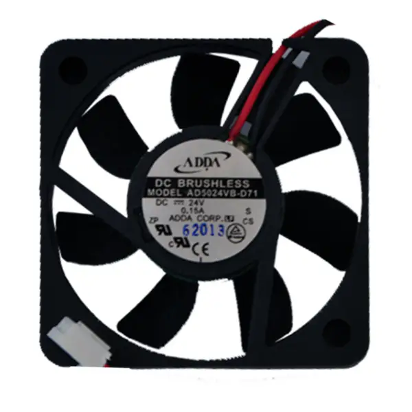 Originální ADDA AD5024VB-D71 5015 24V 0.15A 5CM 2-vodičový chladicí ventilátor měniče