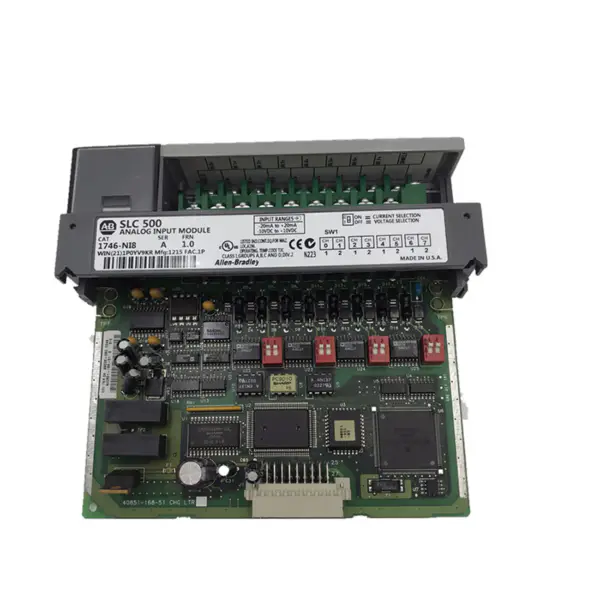Značka Allen Bradley Programovatelný přímý logický regulátor Stáhnout PLC 1746 NI8 Analogový vstupní modul 1746-NI8