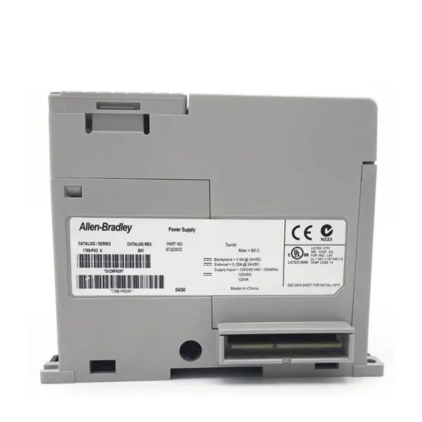 Čína Obchodníci Allen Bradley PLC 120/240V AC napájecí zdroj 1768-PA3 Ceny